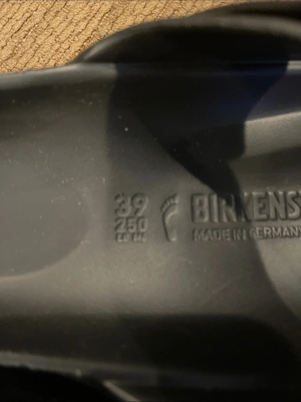 Birkenstock Black Contoured Slide Sandals